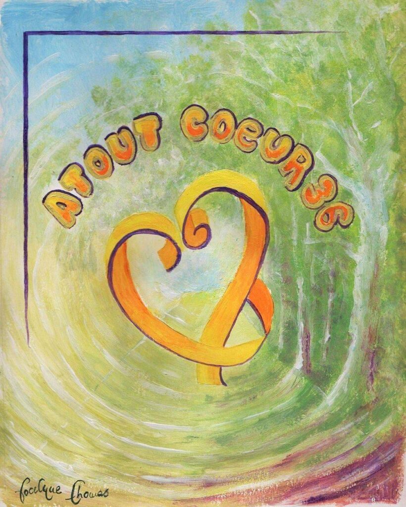 Logo unique de l'artiste Jocelyne Thomas